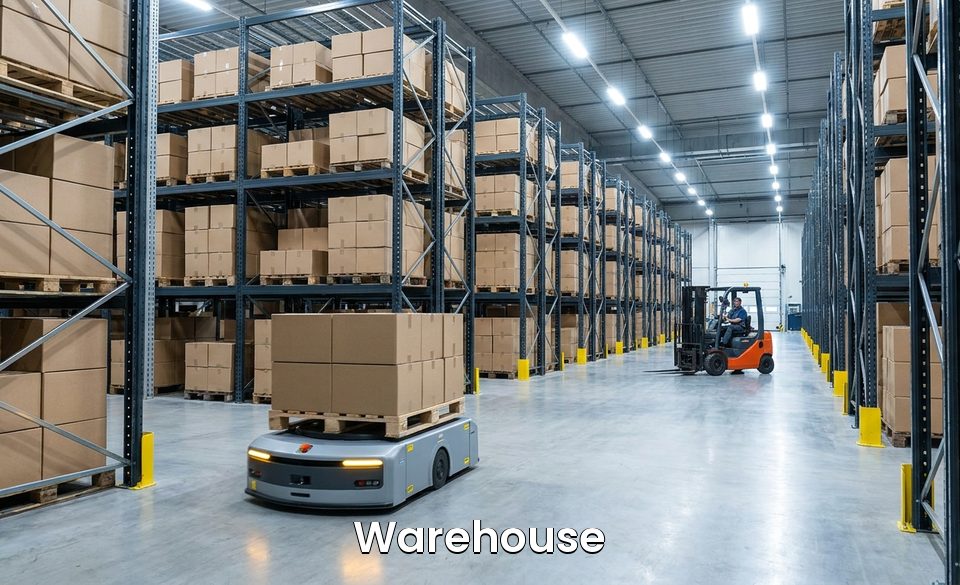 Warehouse — automated storage and retrieval